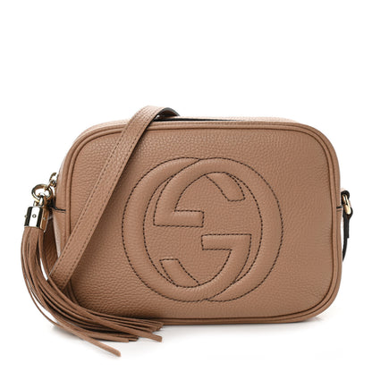 Gucci Pebbled Calfskin Small Soho Disco Bag Camelia 1 of 10