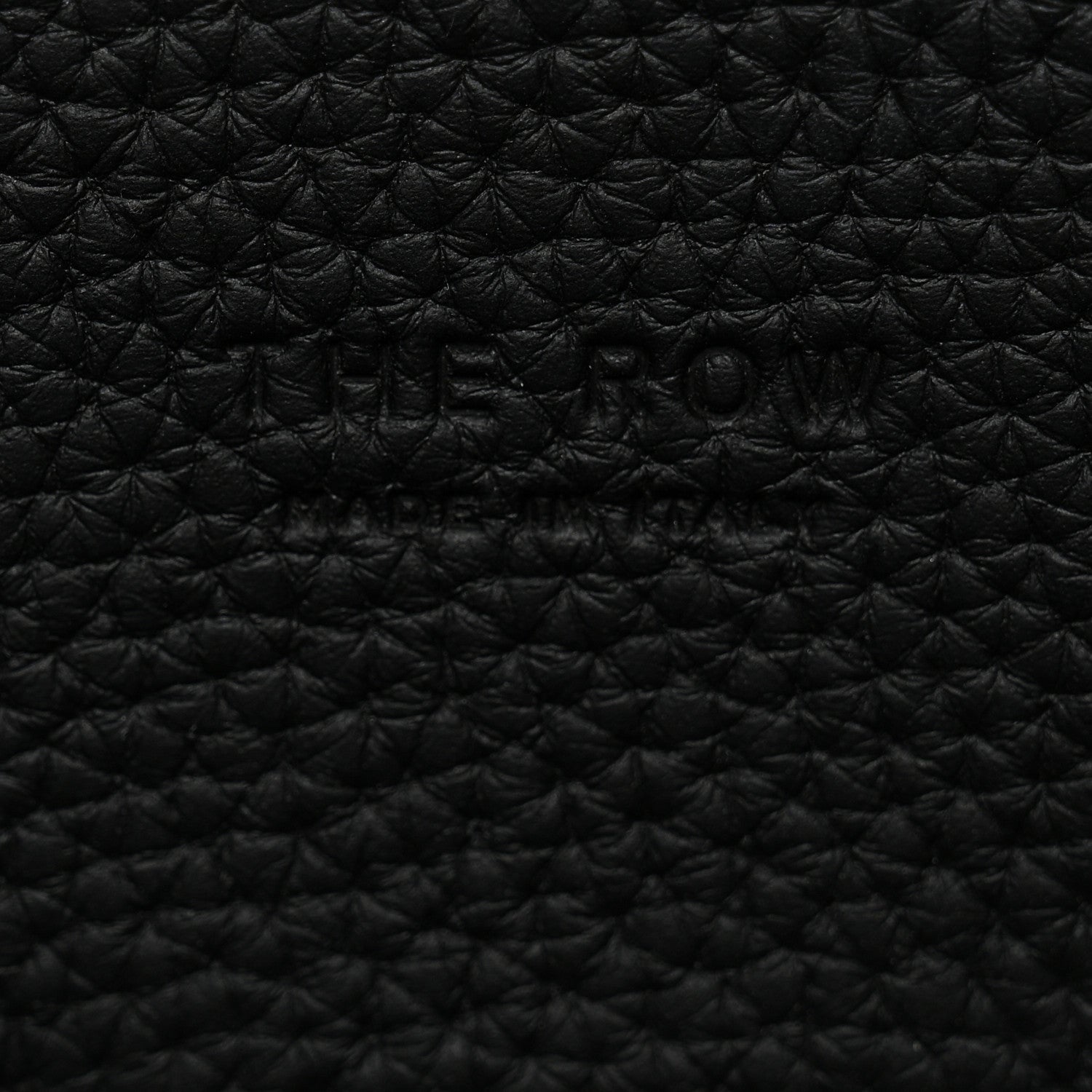 The Row Matte Grained Calfskin EW Margaux Black 6 of 11
