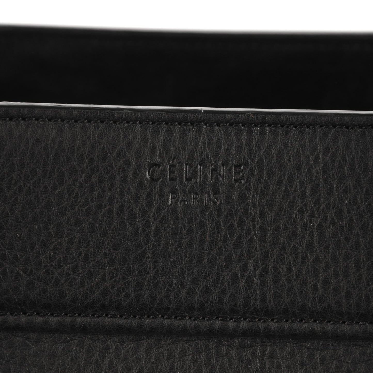 Supple Calfskin Medium Phantom Luggage Black