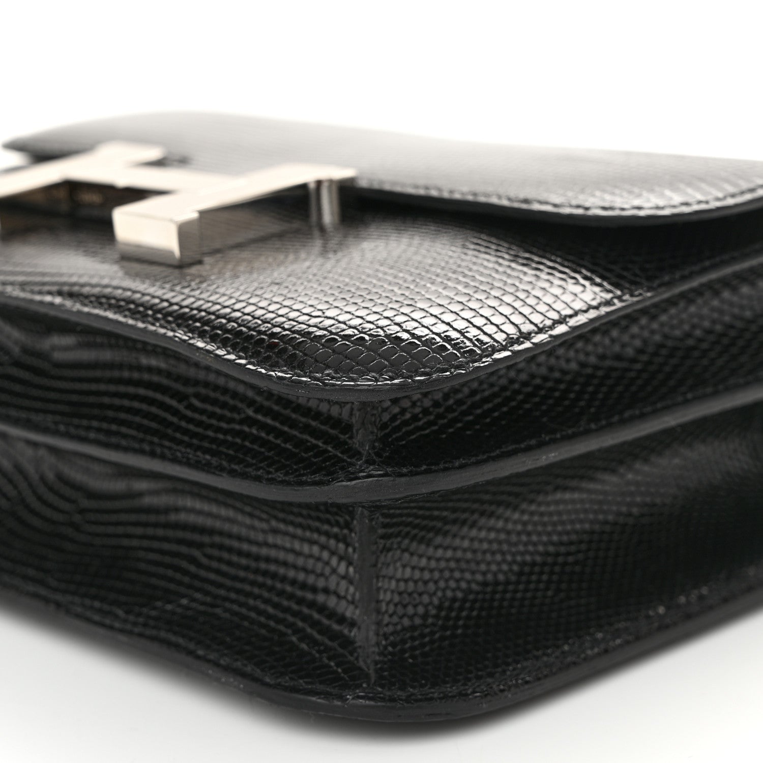Hermes Lizard Constance 18 Black 19 of 25
