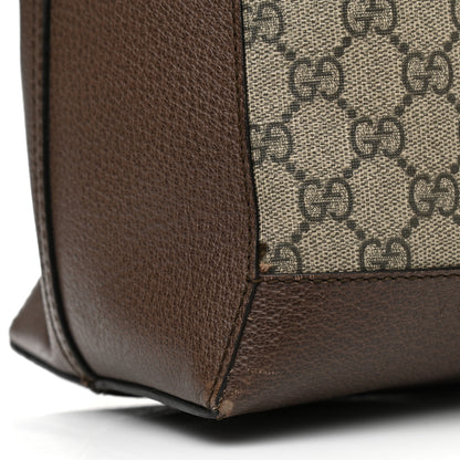 Gucci GG Supreme Monogram Web Ophidia Tote Brown 15 of 15