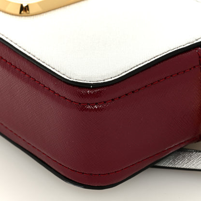 Marc Jacobs Saffiano Small Snapshot Camera Bag Silver Multicolor 10 of 10
