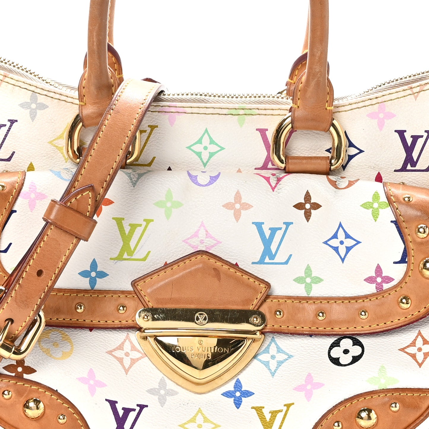 Monogram Multicolor Rita White