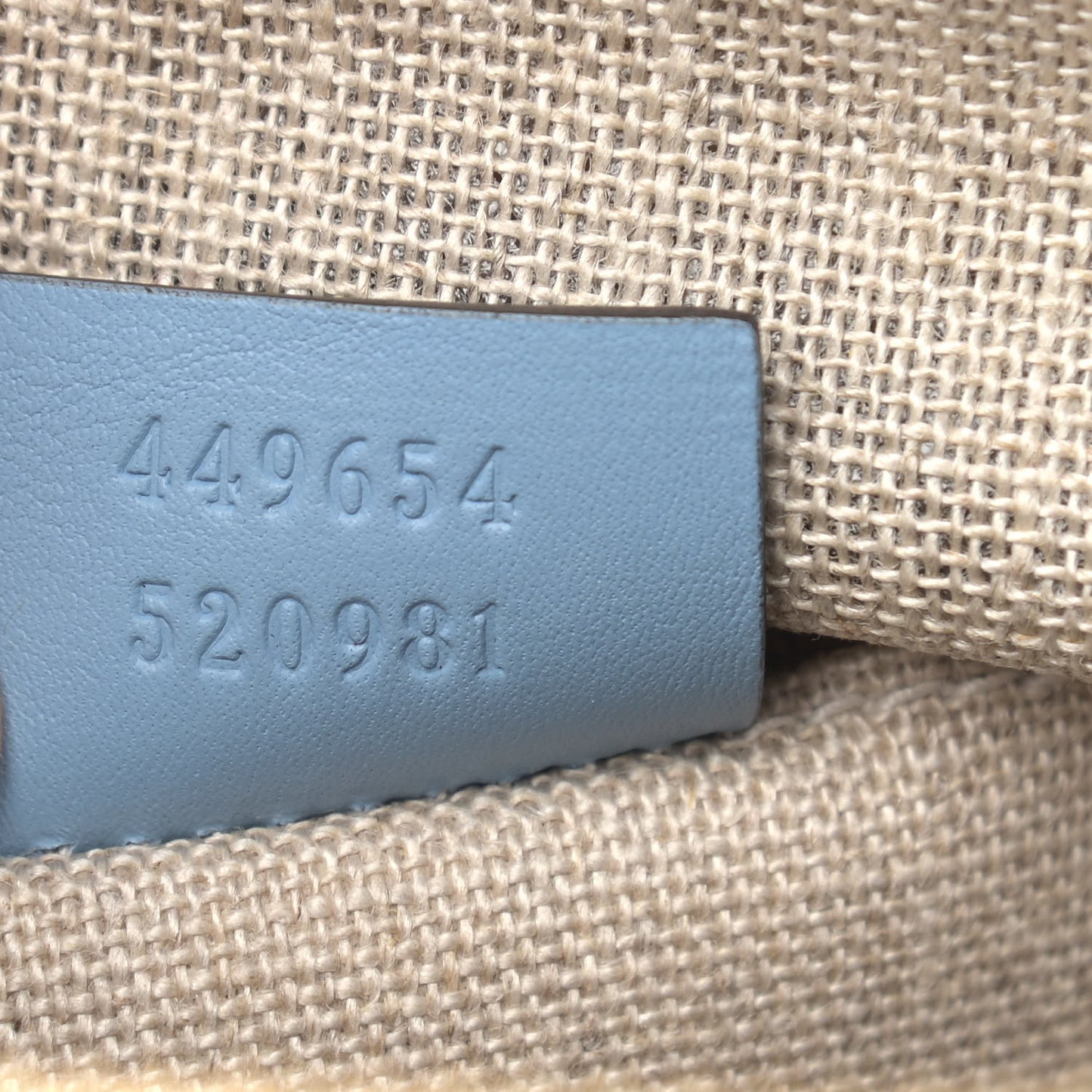 Microguccissima Mini Dome Bag Mineral Blue