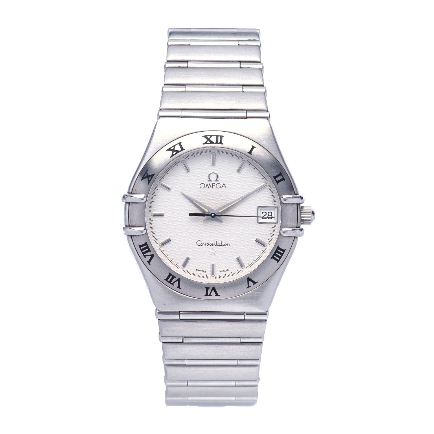 Omega Stainless Steel 33mm Constellation Quartz Watch White 1512.30 1 of 5