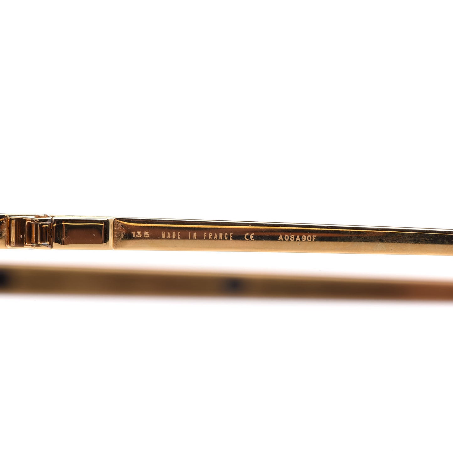 Santos Dumont Aviator Sunglasses A08A90F Gold
