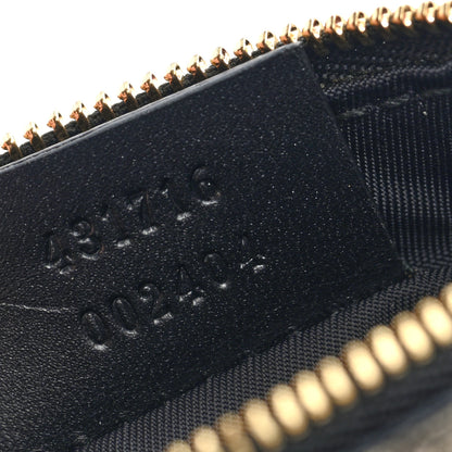 Gucci GG Supreme Monogram Mini Chain Bag Beige Black 9 of 10