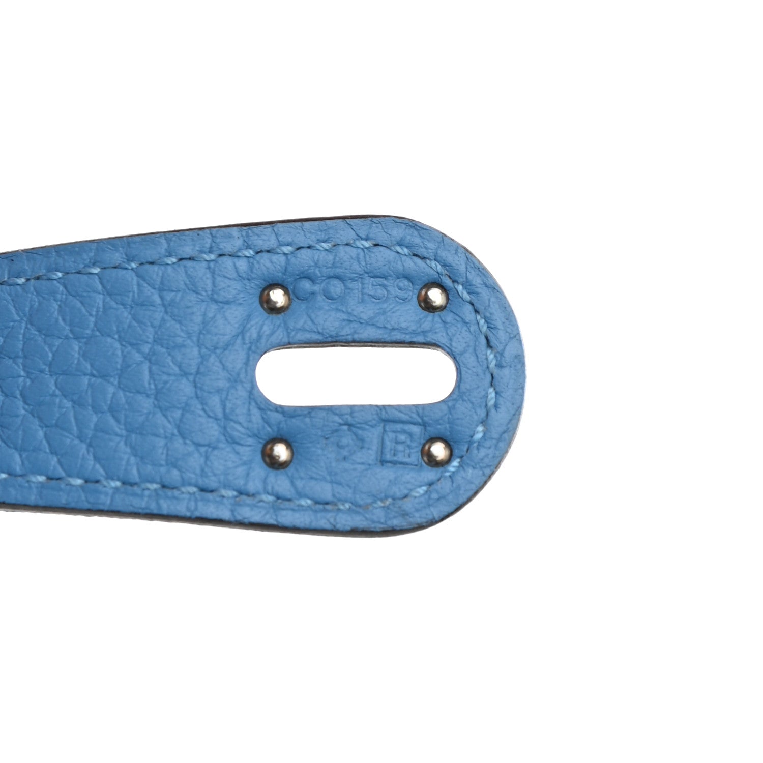 Hermes Taurillon Clemence Lindy 30 Bleu Paradis 6 of 9