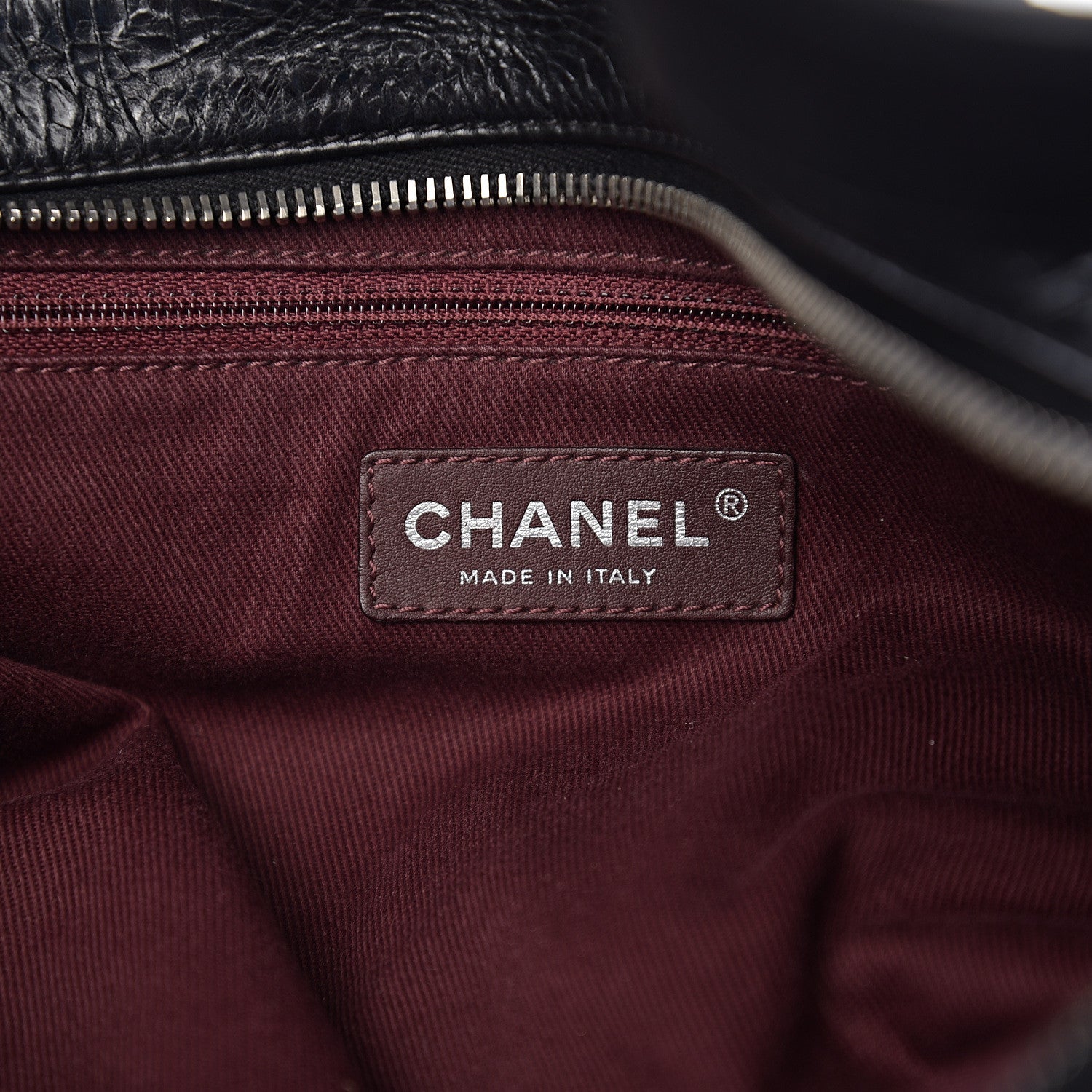 Chanel Iridescent Calfskin Quilted Coco Daily Dark Grey 5 of 9