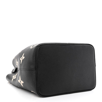 Louis Vuitton Empreinte Monogram Giant Neonoe MM Black Beige 4 of 11
