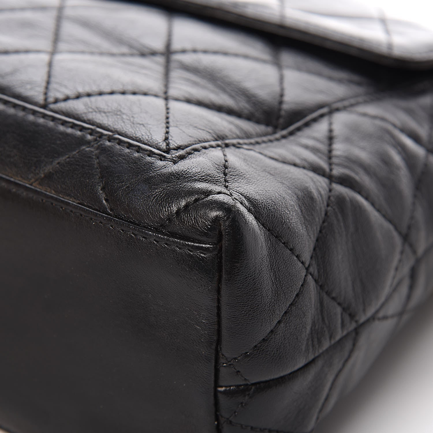 Chanel Lambskin Quilted Shoulder Bag Black 11 of 13