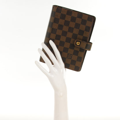 Louis Vuitton Damier Ebene Medium Ring Agenda Cover 2 of 7