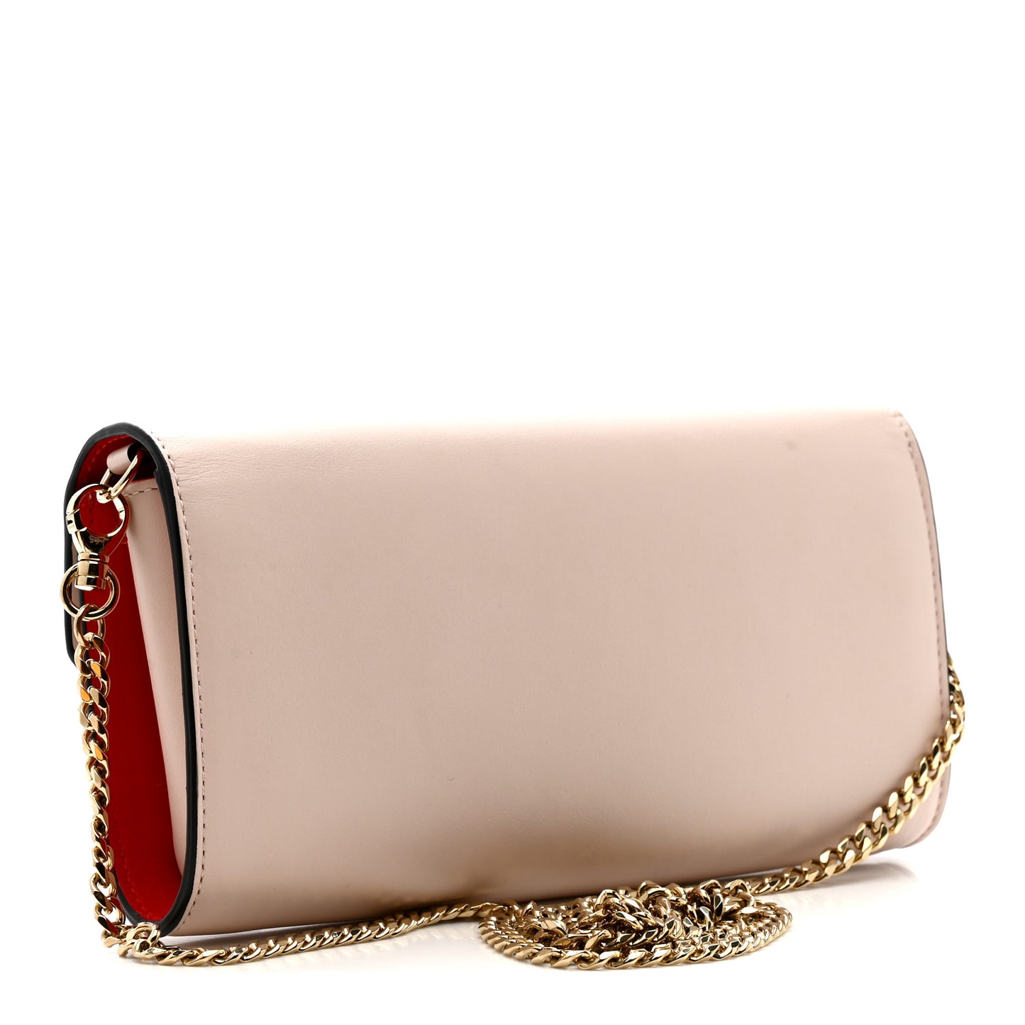 Calfskin Loubi54 Crossbody Clutch Rose de Chine