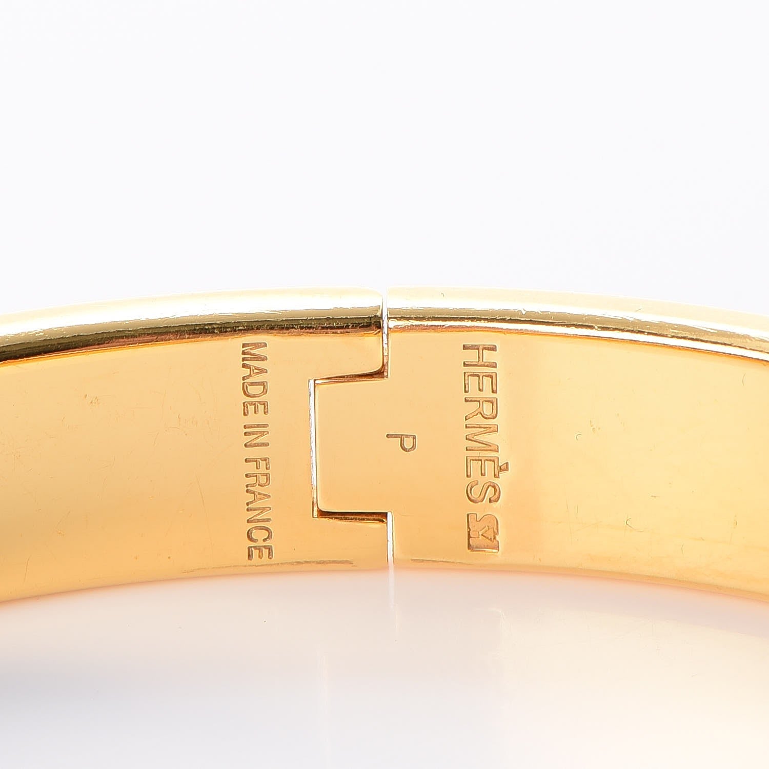 Hermes Enamel Narrow Clic Clac H Bracelet GM Black 4 of 6