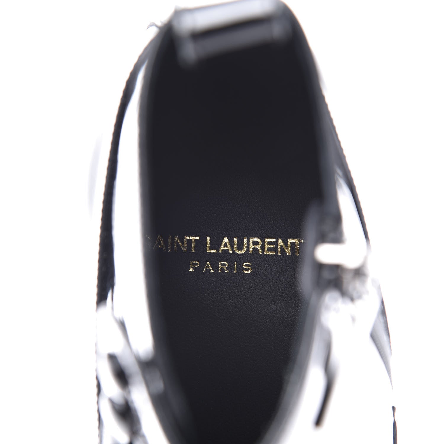 Saint Laurent Vernice Belle Button Ankle Boots 37 Black 8 of 11