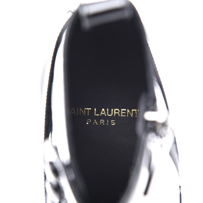 Saint Laurent Vernice Belle Button Ankle Boots 37 Black 8 of 11