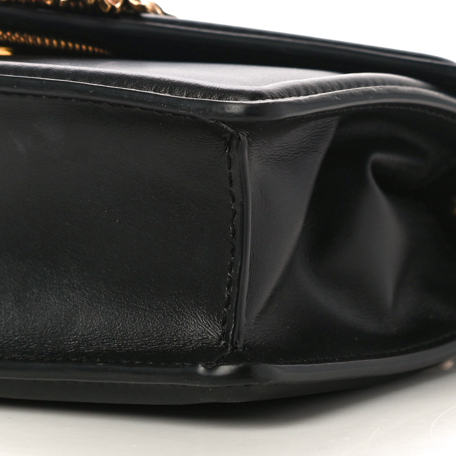 Dolce & Gabbana Smooth Calfskin Small Devotion Envelope Top Handle Bag Black 10 of 10