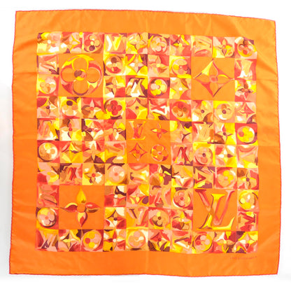 Louis Vuitton Silk Carre Au Fil De Temps Scarf Orange 1 of 9