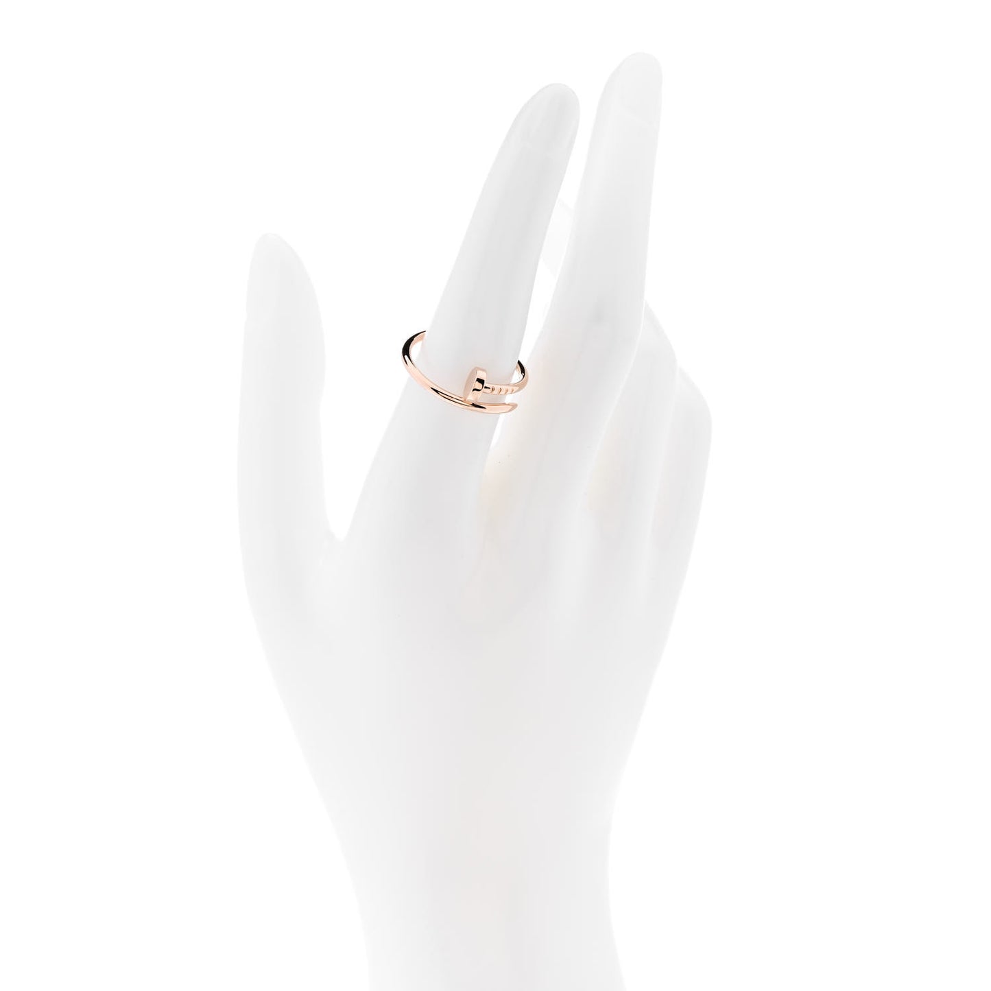 18K Pink Gold Small Juste Un Clou Ring 55 7.25