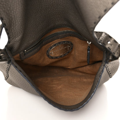 Fendi Calfskin Romano Selleria Mama Baguette Peltro 4 of 4