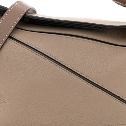 Loewe Grained Calfskin Small Puzzle Bag Sand Mink 7 of 11