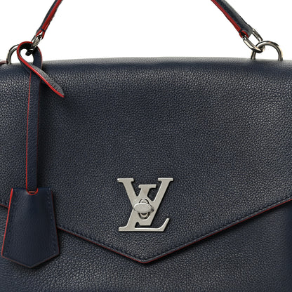 Louis Vuitton Soft Calfskin My Lockme Top Handle Marine Rouge 10 of 12