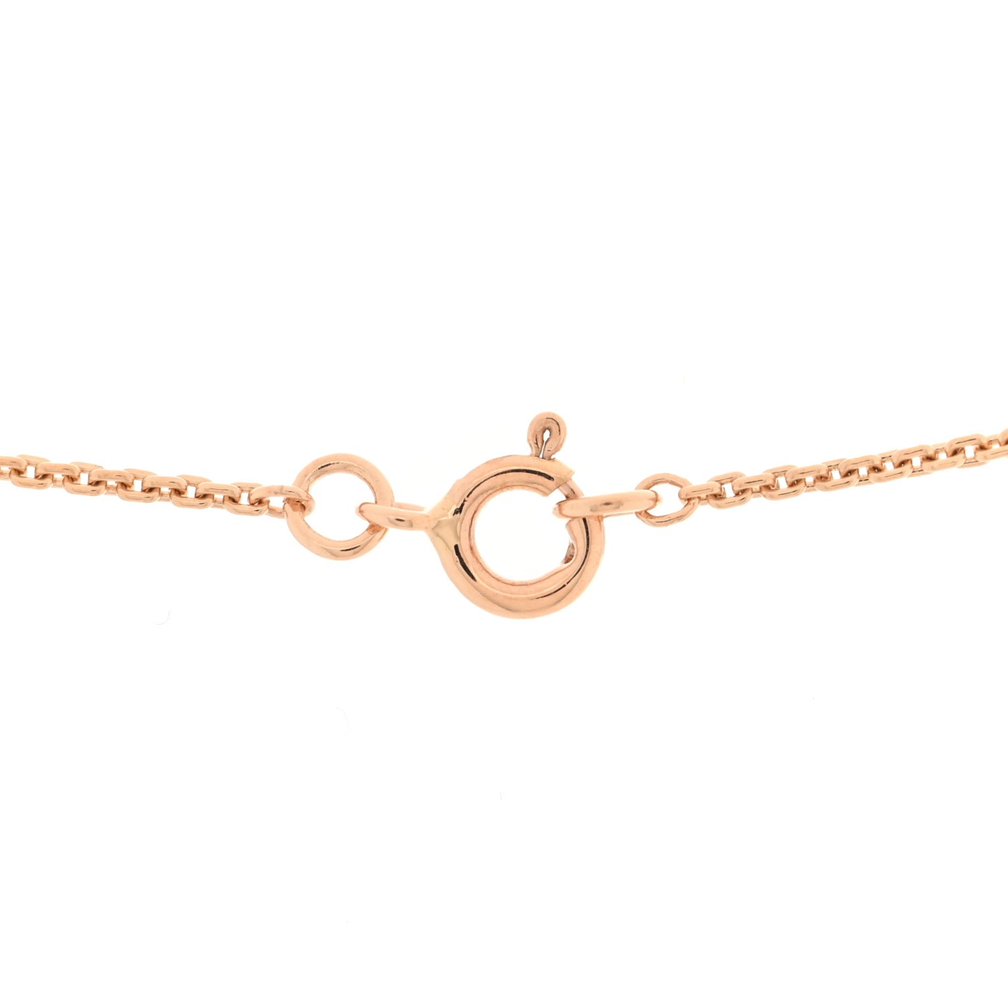 18K Yellow Gold LV Volt Upside Down Pendant Necklace