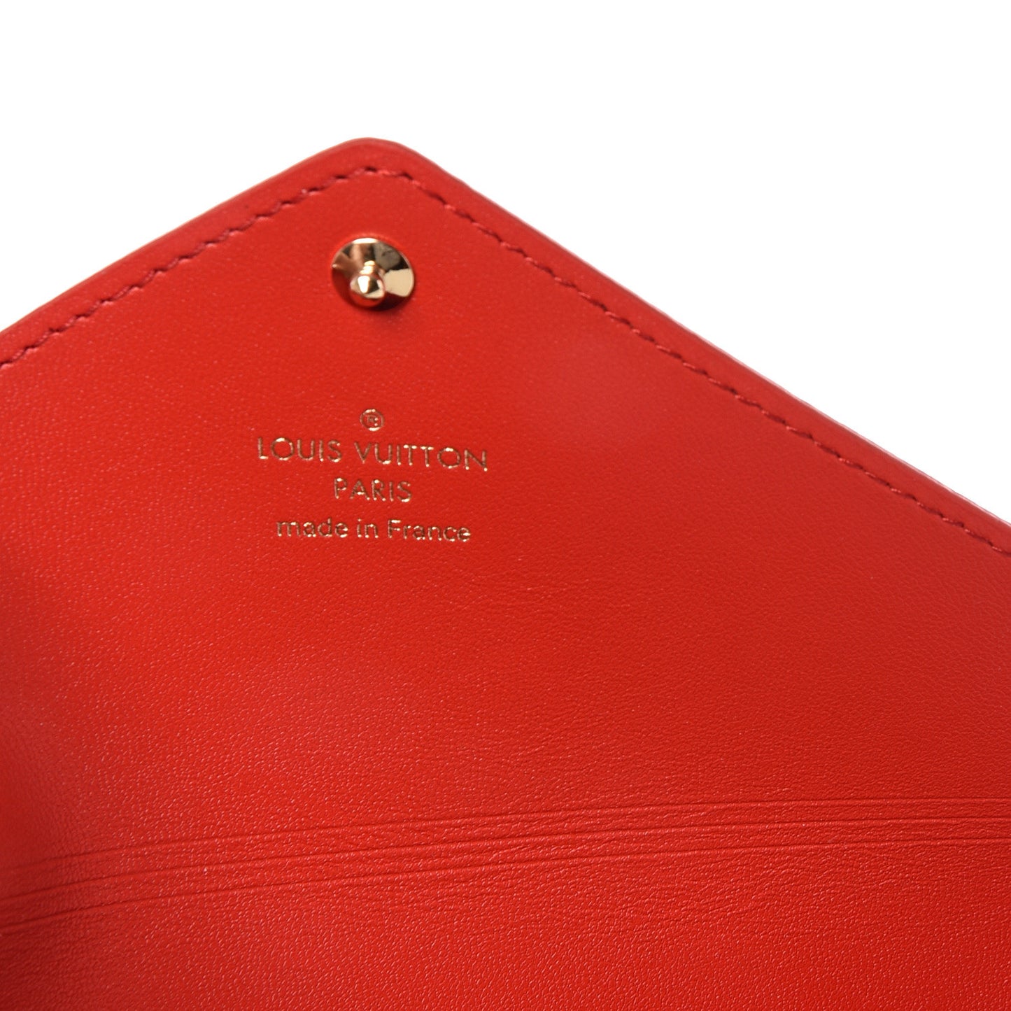 Monogram Medium Kirigami Pochette Insert Coquelicot