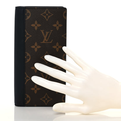 Louis Vuitton Monogram Macassar Brazza Wallet 2 of 6