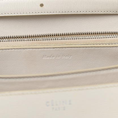 Celine Liege Calfskin Medium Classic Box Flap Bag White 7 of 14