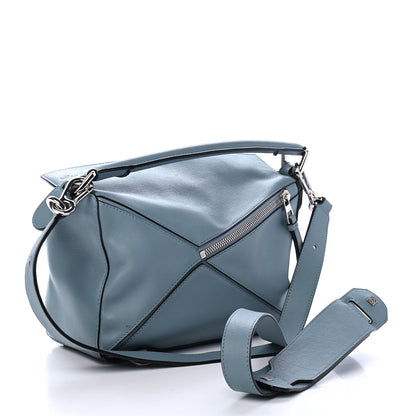 Loewe Calfskin Small Puzzle Bag Stone Blue 2 of 4