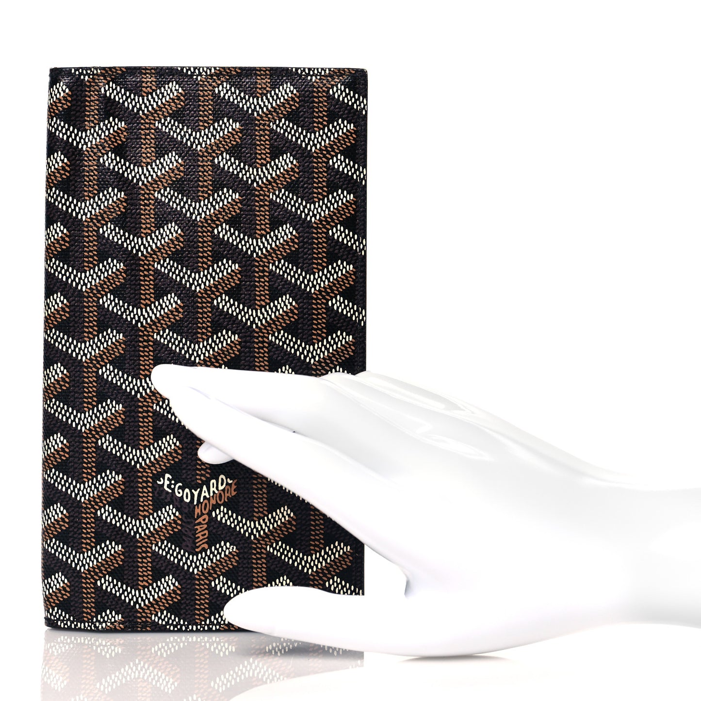 Goyardine Long Bi-Fold Wallet Black