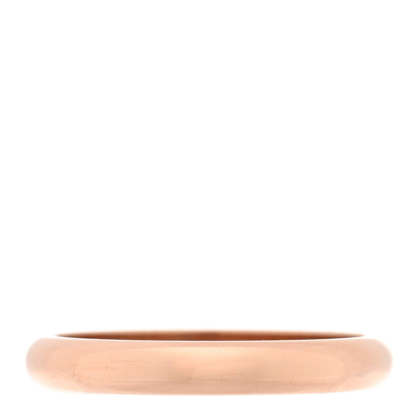 18K Pink Gold 2.5mm 1895 Wedding Band Ring 46 3.75