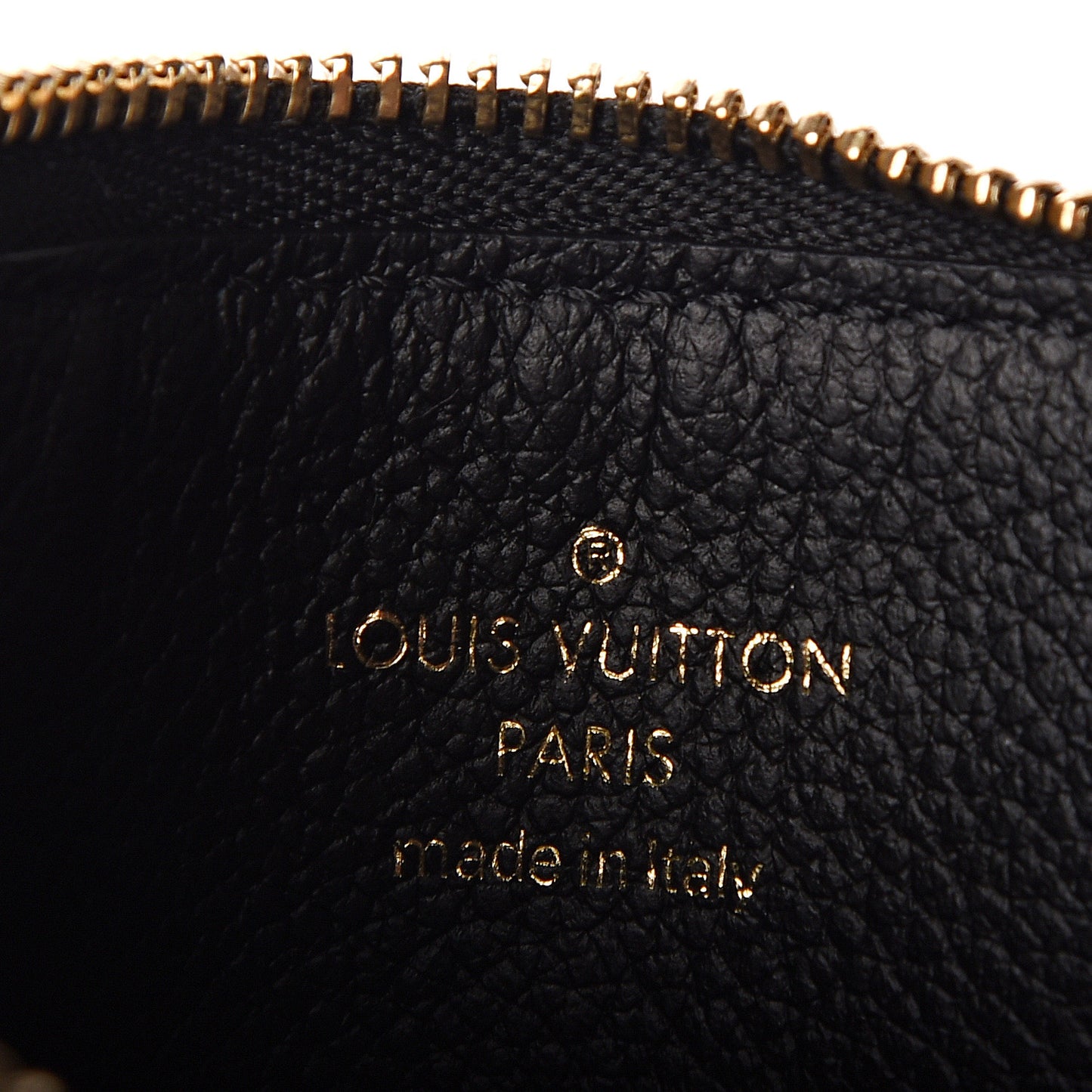 Empreinte Zipper Card Holder Black