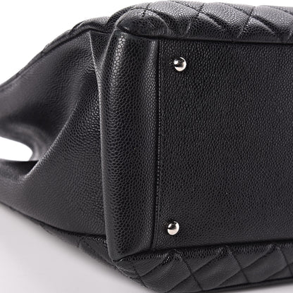 Chanel Caviar Quilted XL Grand Shopping Tote GST Black 7 of 9