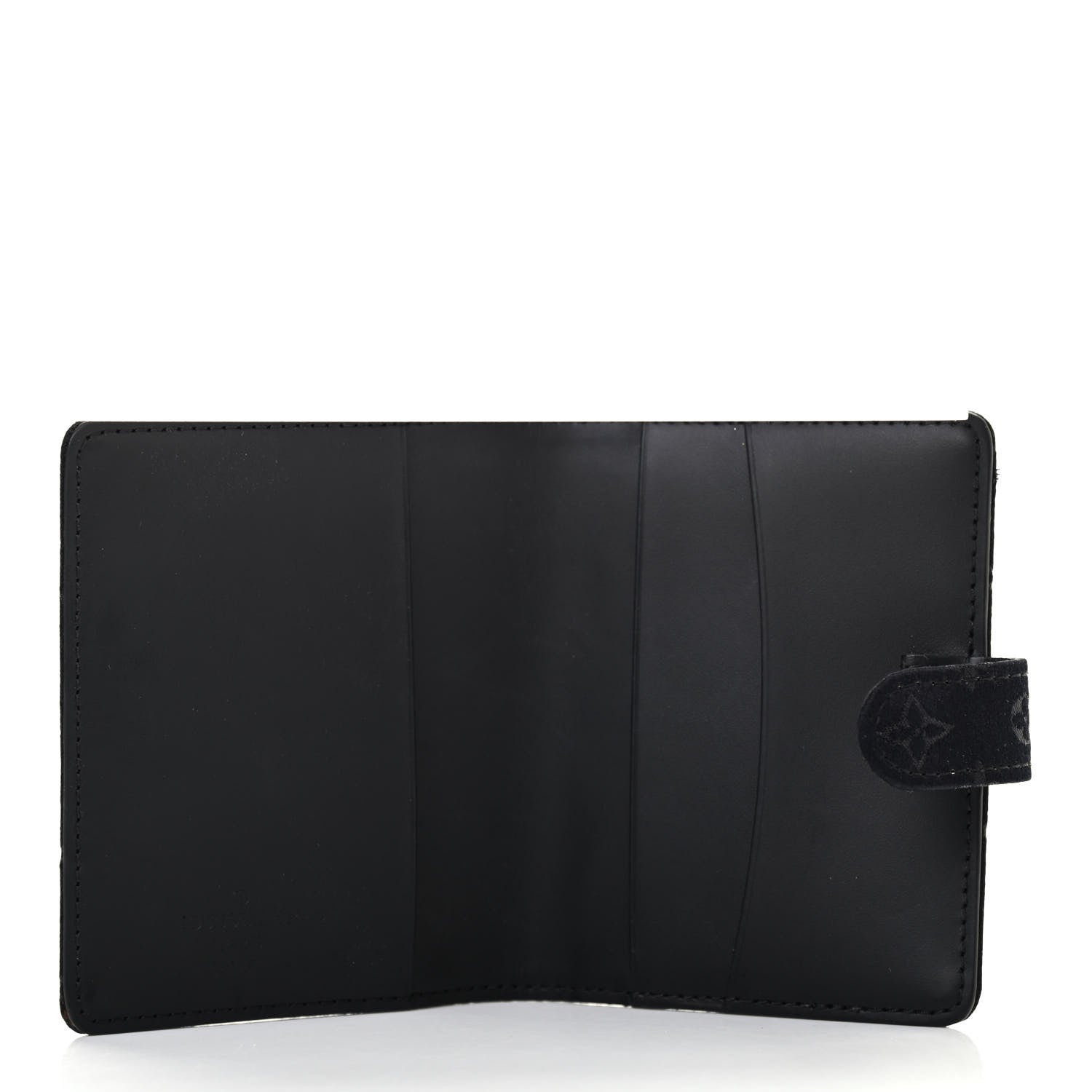 Louis Vuitton Satin Monogram Mini Agenda Cover Black 5 of 7