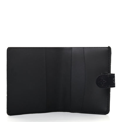 Louis Vuitton Satin Monogram Mini Agenda Cover Black 5 of 7
