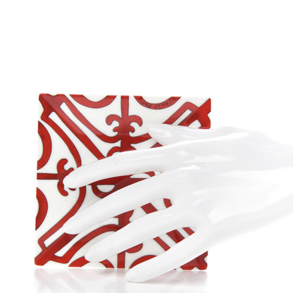 Hermes Porcelain Balcon du Guadalquivir Square Plate 2 of 5