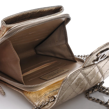 Chanel Metallic Calfskin Mini Flap Gold 7 of 8