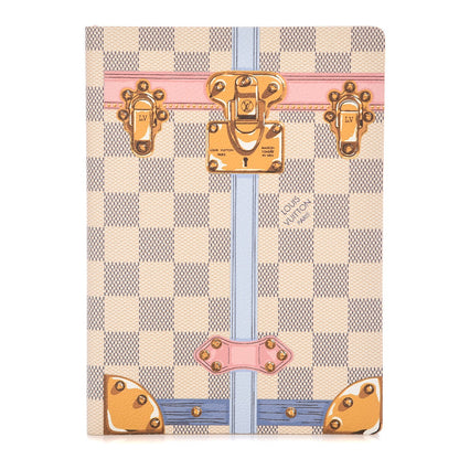 Louis Vuitton Damier Azur Summer Trunks Clemence Notebook MM 1 of 7
