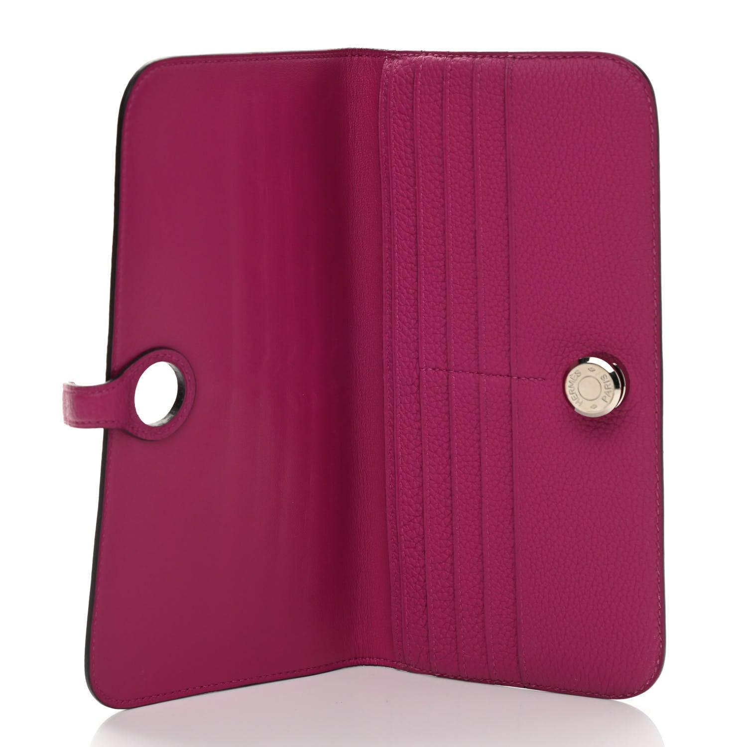 Hermes Togo Dogon Recto Verso Wallet Rose Poupre 5 of 9