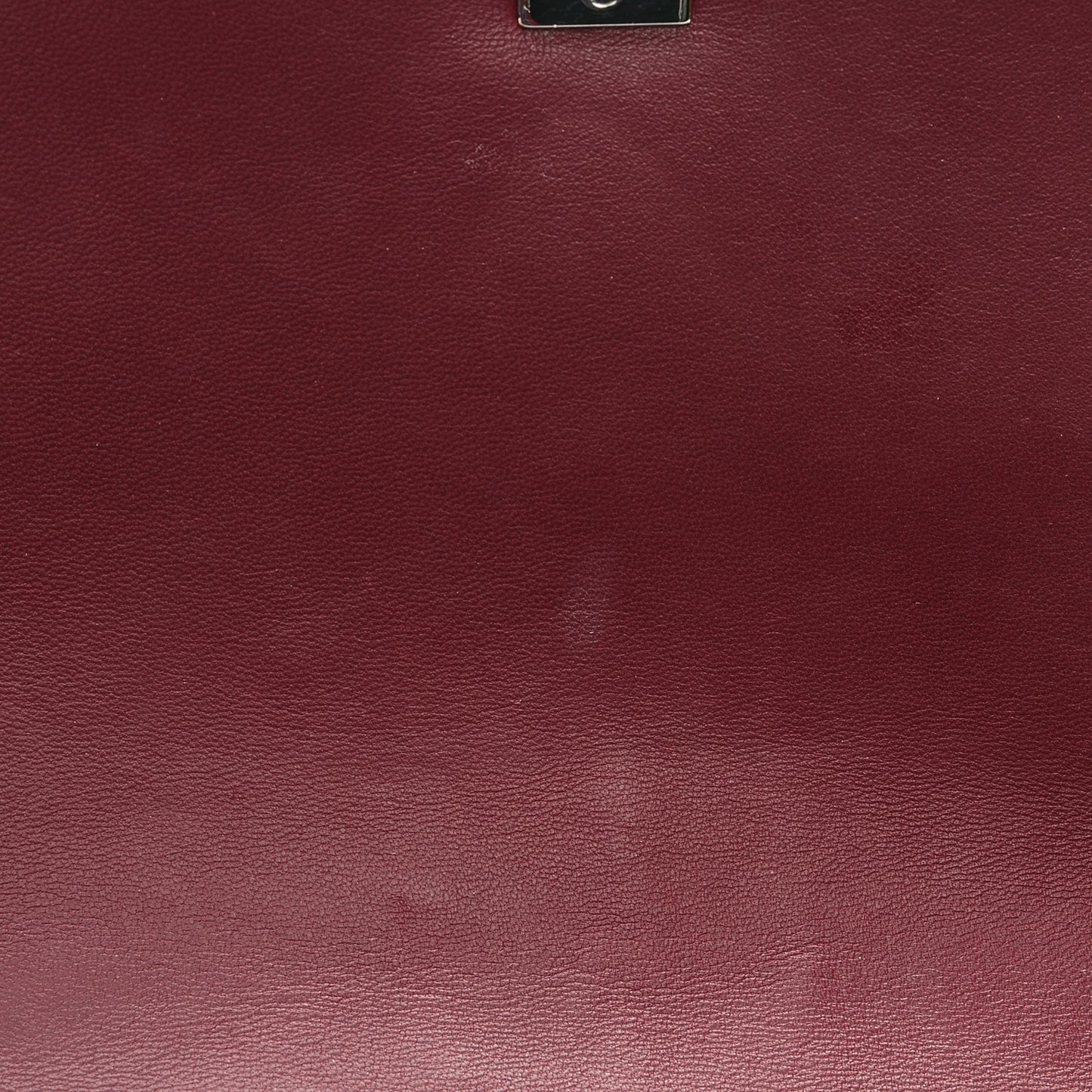 Lambskin Surpique Chevron Medium Single Flap Dark Red