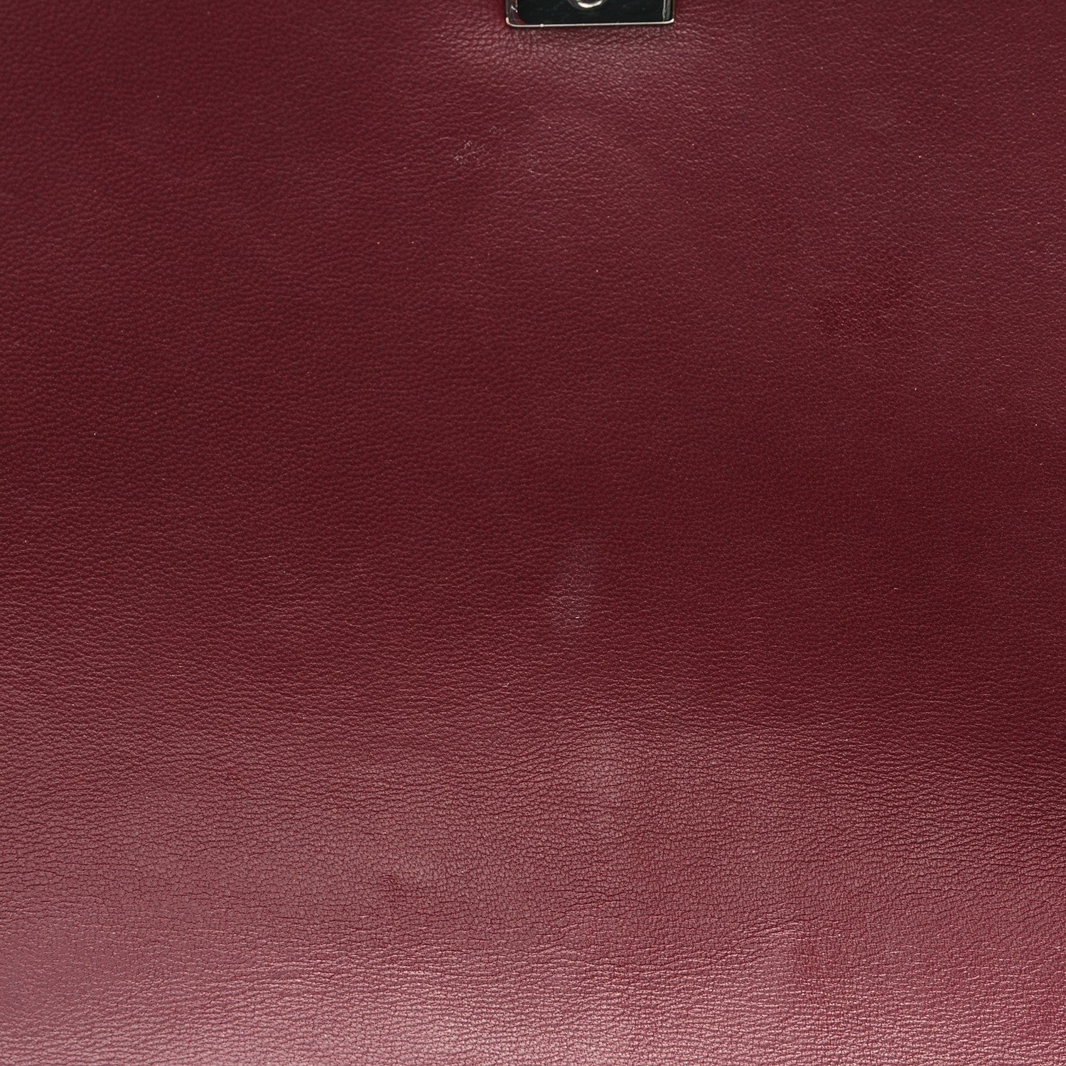 Chanel Lambskin Surpique Chevron Medium Single Flap Dark Red 6 of 9