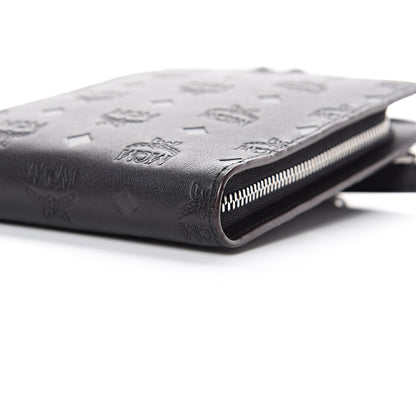 MCM Calfskin Ottomar Monogram Multi-Function Lanyard Black 9 of 12