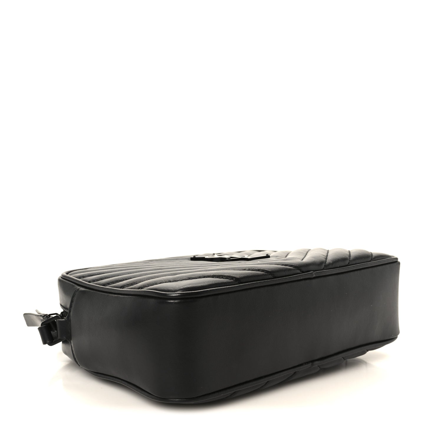 Calfskin Matelasse Monogram Monochrome Lou Camera Bag Black