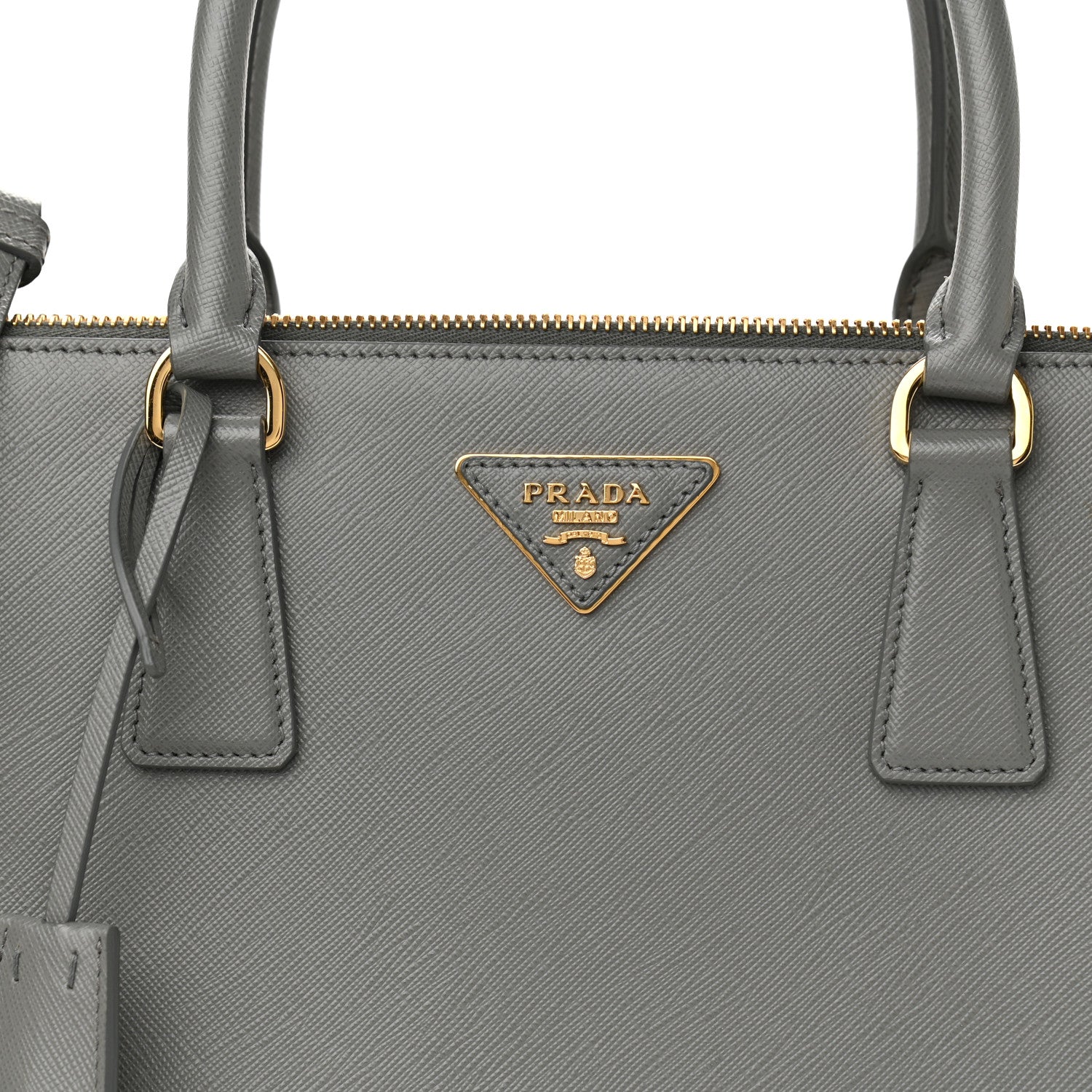 Prada Saffiano Lux Medium Galleria Double Zip Tote Ardesia 8 of 12