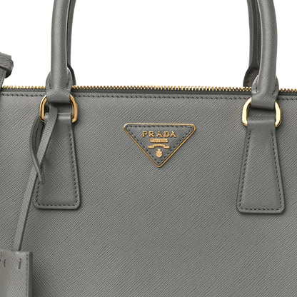 Prada Saffiano Lux Medium Galleria Double Zip Tote Ardesia 8 of 12