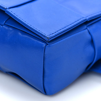 Bottega Veneta Paper Calfskin Intrecciato Cassette Belt Bag Blue 7 of 8
