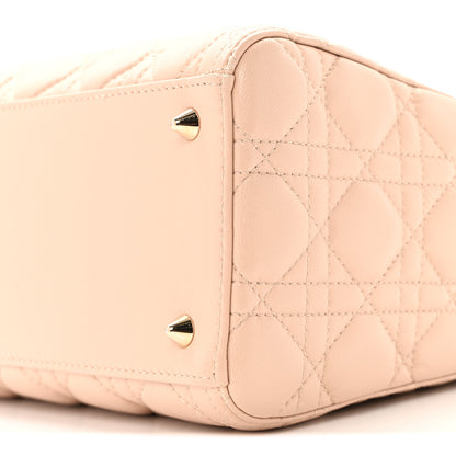 Christian Dior Lambskin Cannage Medium Lady Dior Light Pink 10 of 13