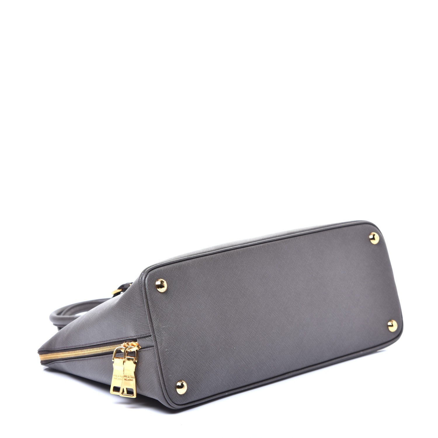 Prada Saffiano Lux Large Promenade Tote Grafite 4 of 8